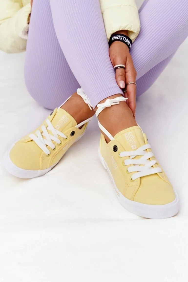 Damskie Tenisówki BIG STAR HH274062 Żółte