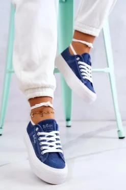 Damskie Tenisówki Lee Cooper LCW-22-31-0834L Niebieskie