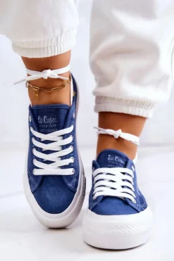 Damskie Tenisówki Lee Cooper LCW-22-31-0834L Niebieskie