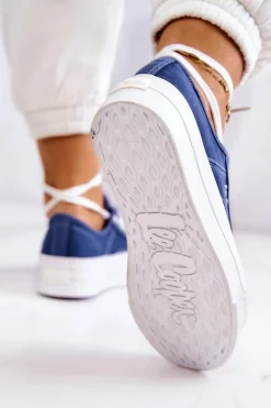 Damskie Tenisówki Lee Cooper LCW-22-31-0834L Niebieskie