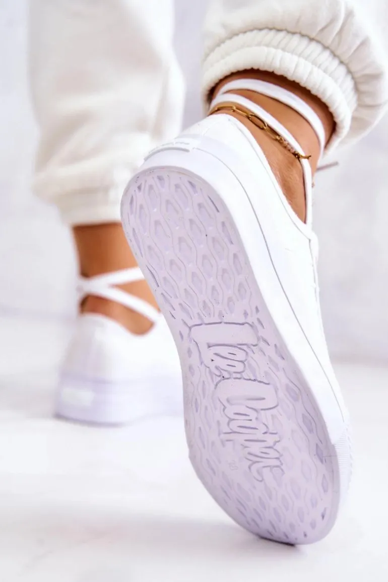 Damskie Tenisówki Lee Cooper LCW-22-31-0890L Białe