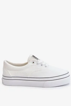 Damskie Tenisówki Na Platformie Big Star LL274228 Białe