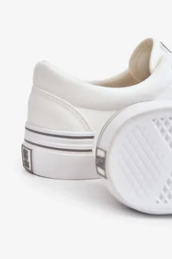 Damskie Tenisówki Na Platformie Big Star LL274228 Białe