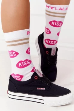 Damskie Tenisówki Na Platformie CROSS JEANS FF2R4002C Czarme