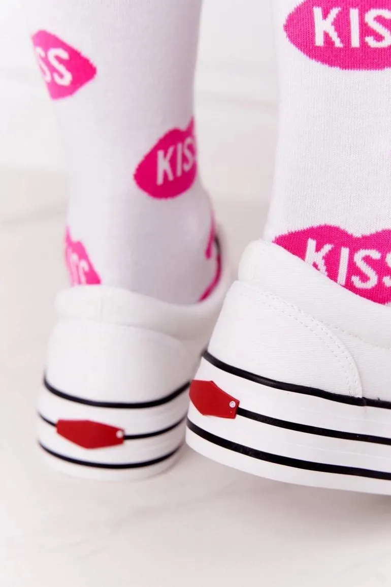 Damskie Tenisówki Na Platformie CROSS JEANS FF2R4001C Białe