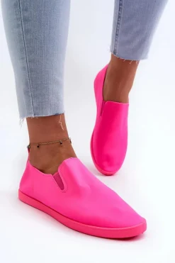 Damskie Tenisówki Trampki Slip-On Fuksja Lovinia