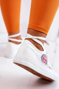 Damskie Tenisówki Trampki BIG STAR JJ274A253 Białe