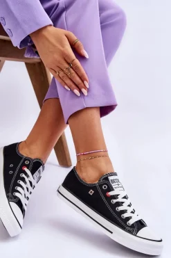 Damskie Trampki Big Star T274023 Czarne