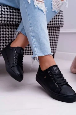 Damskie Trampki Big Star Czarne BB274032