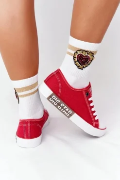 Damskie Trampki BIG STAR HH274115 Czerwone