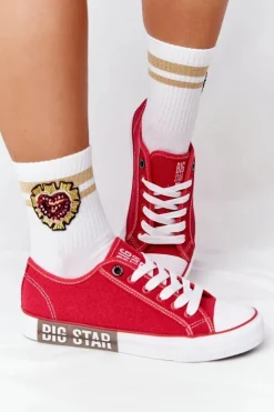 Damskie Trampki BIG STAR HH274115 Czerwone