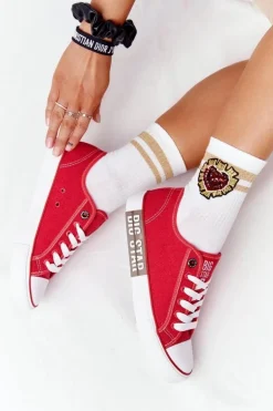 Damskie Trampki BIG STAR HH274115 Czerwone