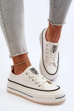 Damskie Trampki Big Star NN274205 Białe