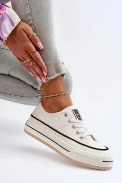 Damskie Trampki Big Star NN274205 Białe