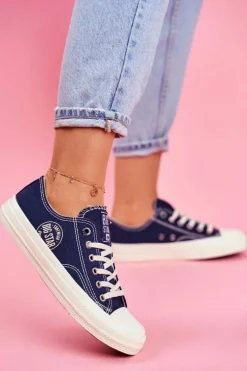 Damskie Trampki Big Star Granatowe FF274125