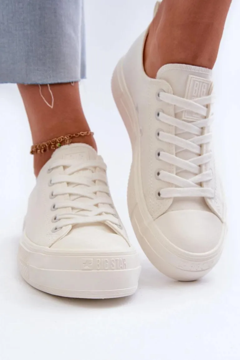 Damskie Trampki Big Star NN274853 Białe