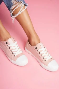 Damskie Trampki Big Star Różowe FF274080