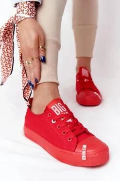 Damskie Trampki BIG STAR HH274677 Czerwone