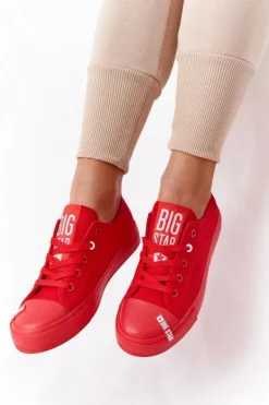 Damskie Trampki BIG STAR HH274677 Czerwone