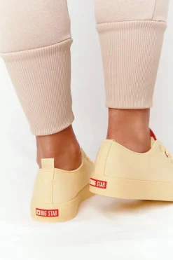 Damskie Trampki BIG STAR HH274680 Żółte