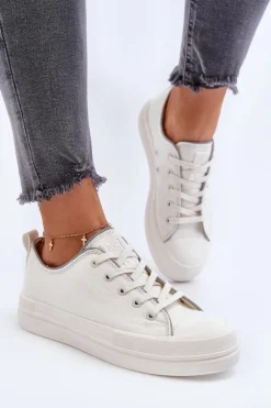 Damskie Trampki Big Star NN274850 Białe