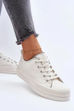 Damskie Trampki Big Star NN274850 Białe