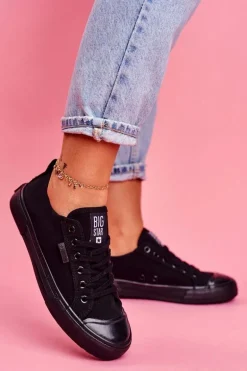 Damskie Trampki Big Star Czarne FF274A080