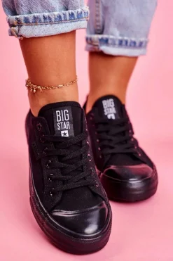 Damskie Trampki Big Star Czarne FF274A080