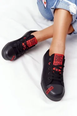 Damskie Trampki BIG STAR HH274678 Czarne