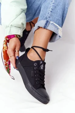 Damskie Trampki BIG STAR HH274018 Czarne