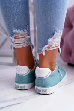 Damskie Trampki Big Star Miętowe DD274351