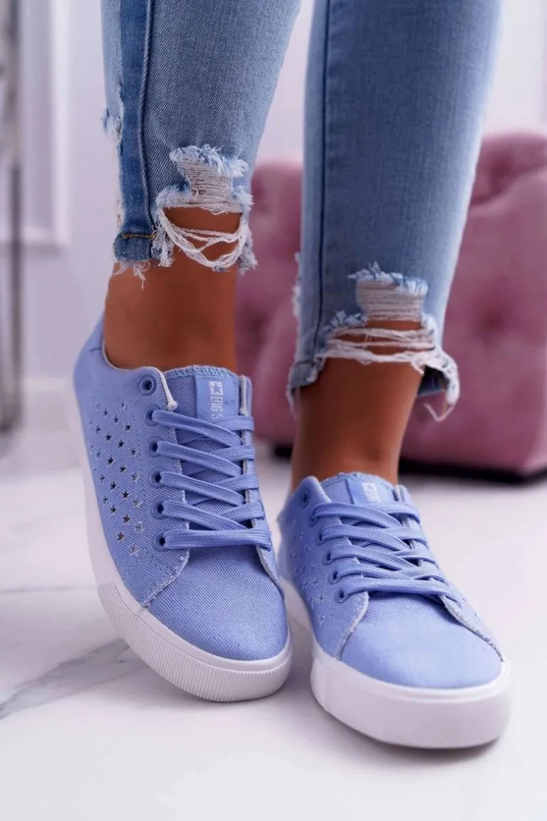 Damskie Trampki Big Star Niebieskie DD274047