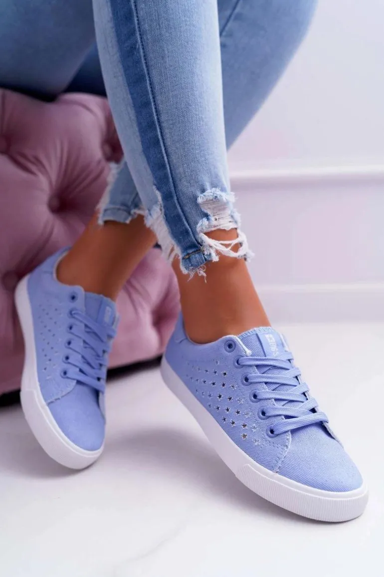 Damskie Trampki Big Star Niebieskie DD274047