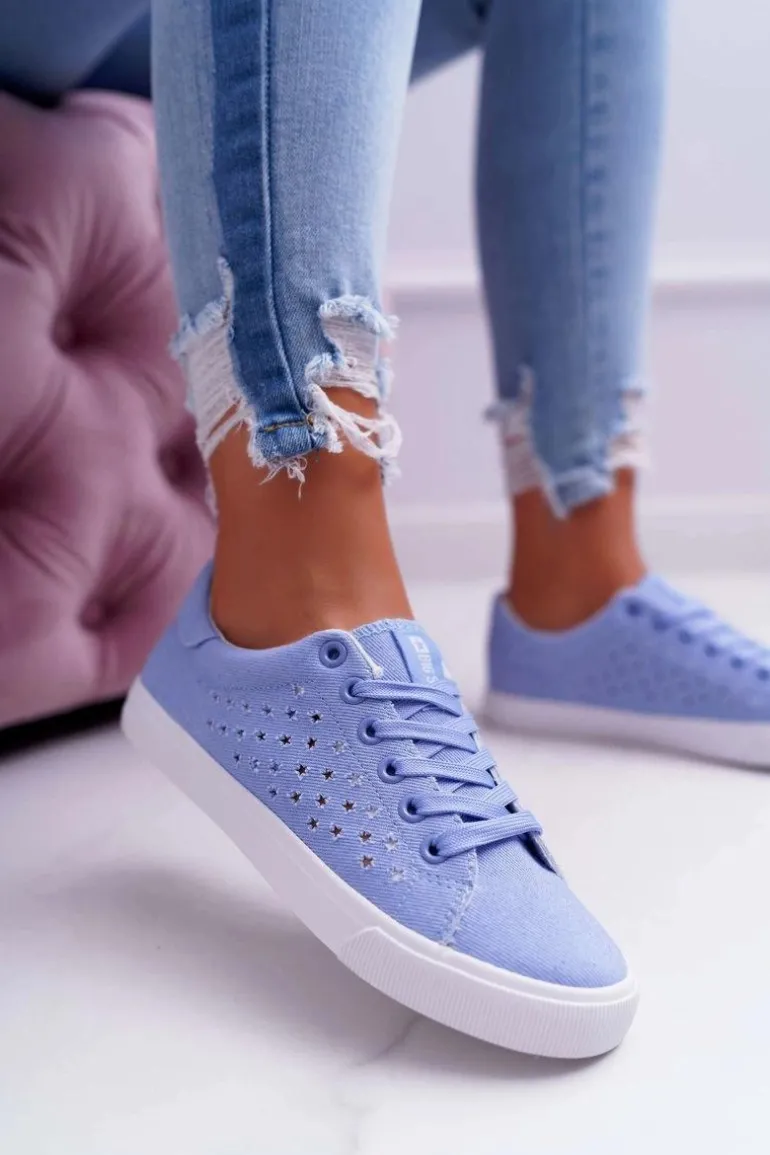 Damskie Trampki Big Star Niebieskie DD274047