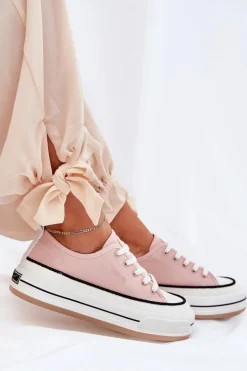 Damskie Trampki Big Star NN274207 Różowe