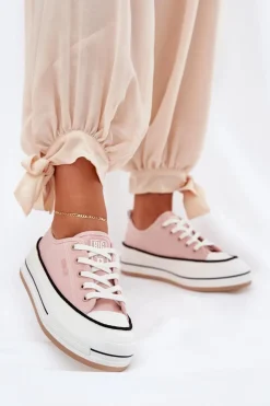 Damskie Trampki Big Star NN274207 Różowe