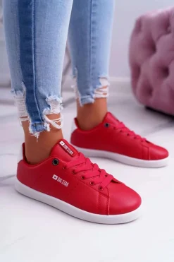 Damskie Trampki Big Star Czerwone DD274220
