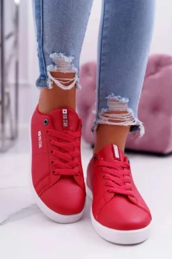 Damskie Trampki Big Star Czerwone DD274220