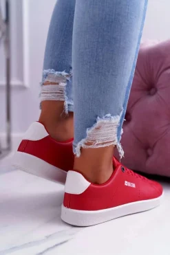 Damskie Trampki Big Star Czerwone DD274220