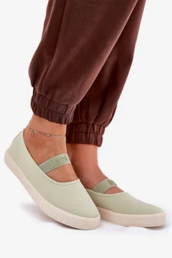 Damskie Trampki Big Star NN274604 Jasnozielone