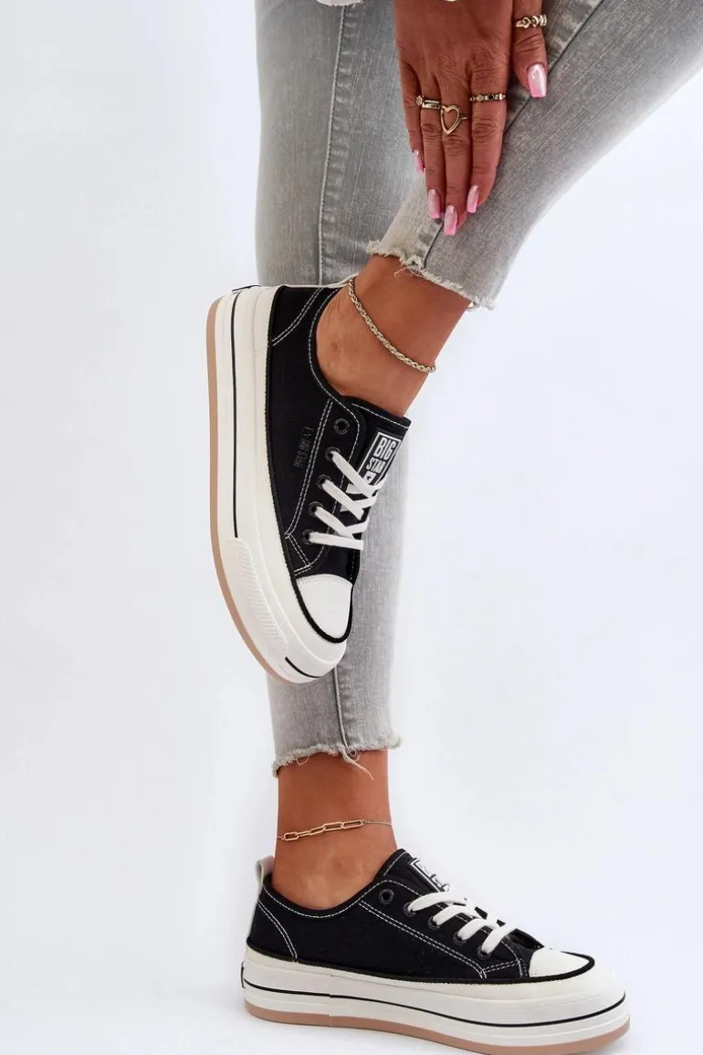 Damskie Trampki Big Star NN274204 Czarne