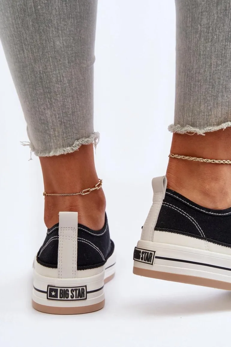 Damskie Trampki Big Star NN274204 Czarne
