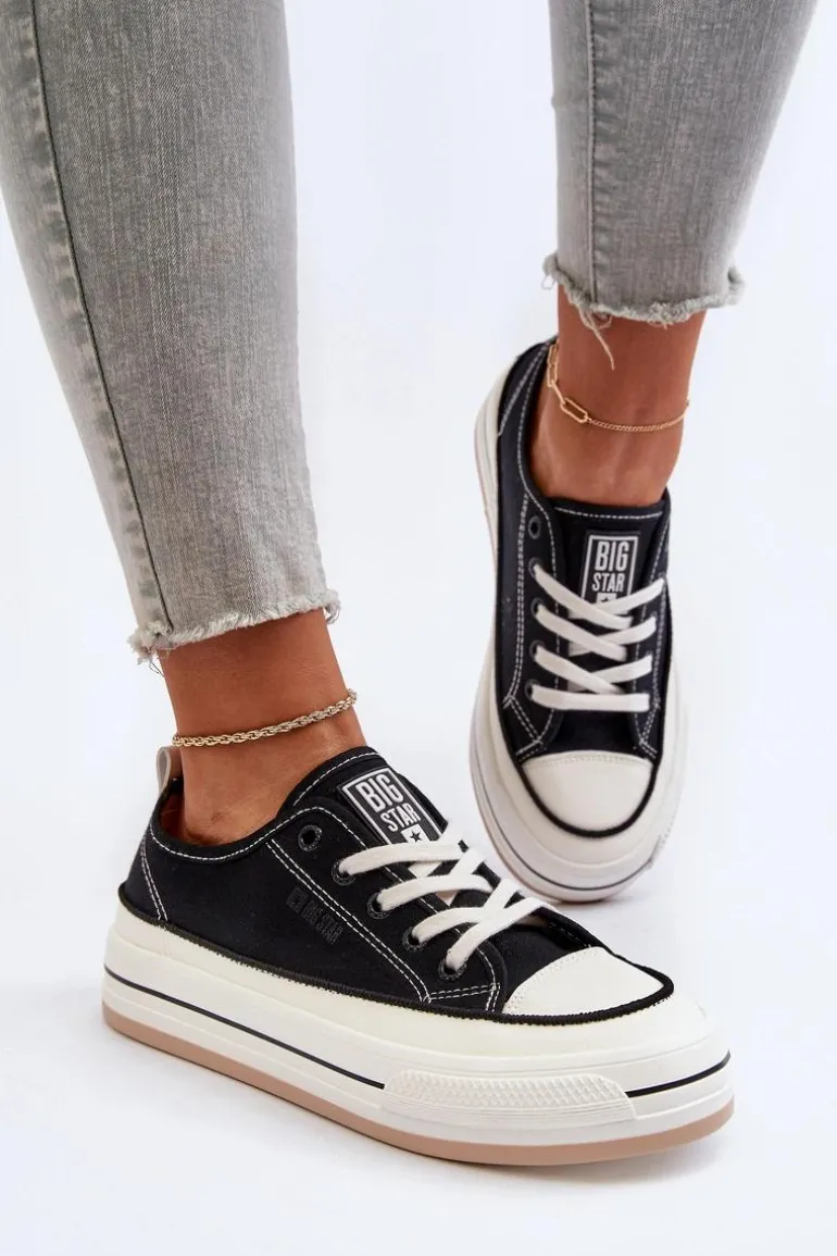 Damskie Trampki Big Star NN274204 Czarne