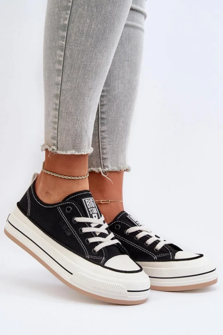 Damskie Trampki Big Star NN274204 Czarne