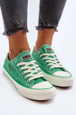 Damskie Trampki Big Star NN274240 Zielone