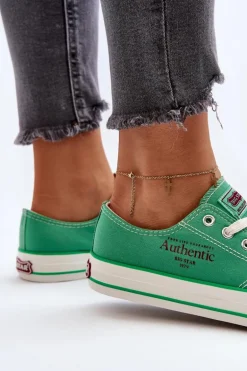 Damskie Trampki Big Star NN274240 Zielone