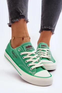 Damskie Trampki Big Star NN274240 Zielone