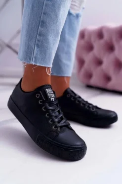 Damskie Trampki Big Star Czarne EE274247