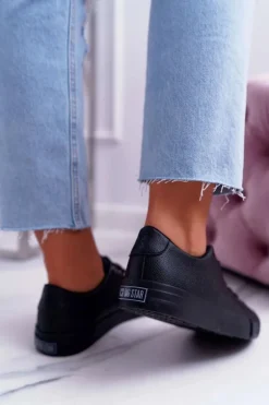 Damskie Trampki Big Star Czarne EE274247