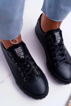 Damskie Trampki Big Star Czarne EE274247